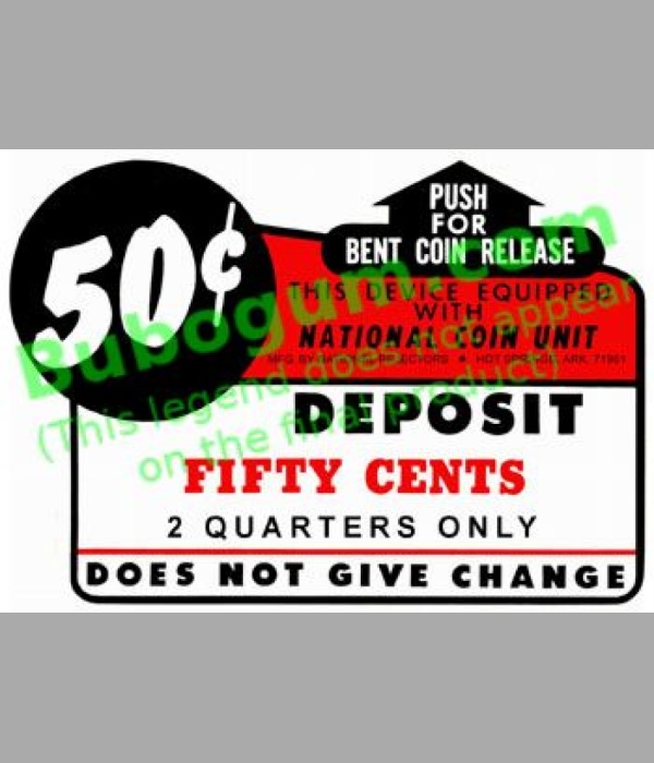 National Coin - Bent Coin Release, 50c - DC337
