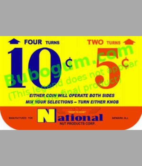 Northwestern Dual Nut Coin Entry - DC342