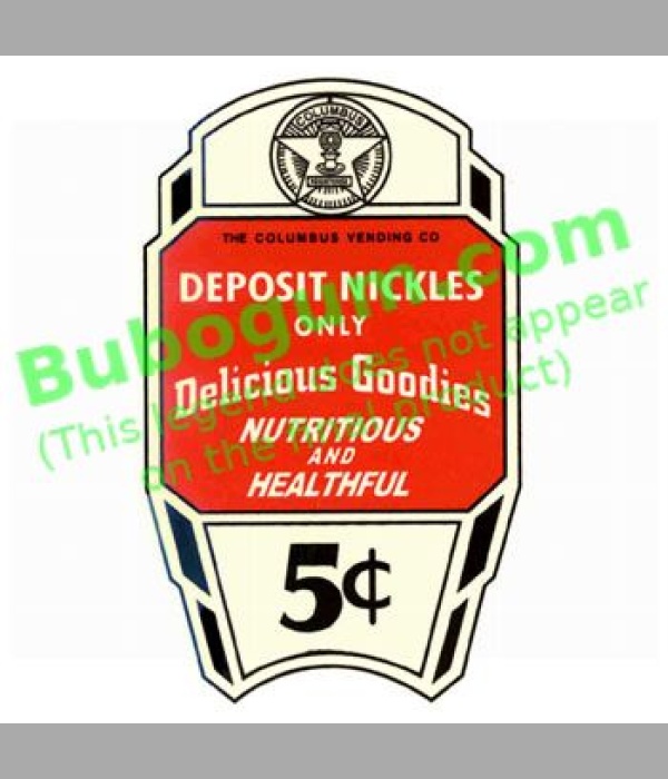 Columbus Delicious Goodies - White 5c (No Star) - DC404