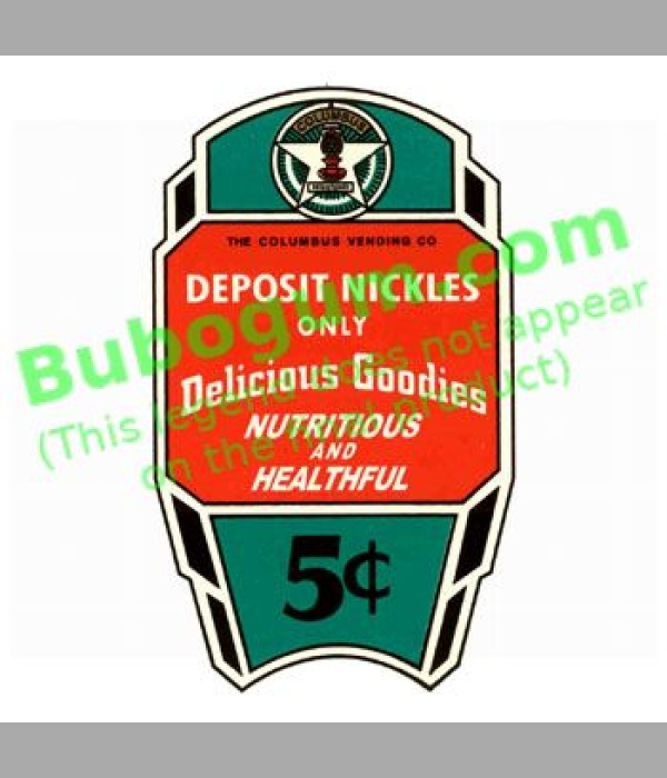 Columbus  Delicious Goodies - Green 5c (No Star) - DC406