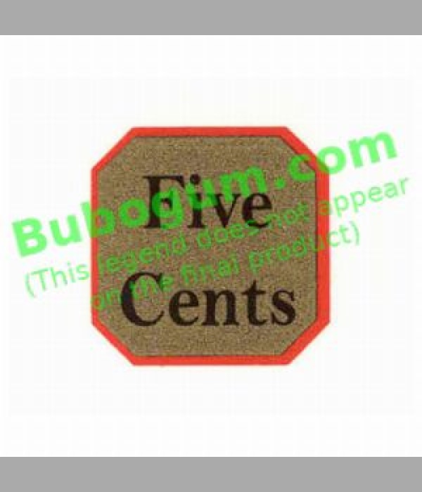 Gold & Red Five Cents - DC414