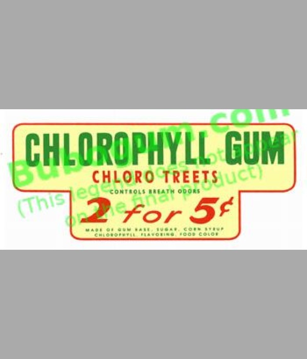 Chlorophyll Gum  2 for 5c - DC470