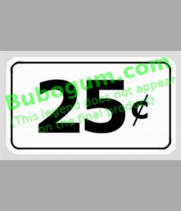 Rectangle, Black, 25c - DC495