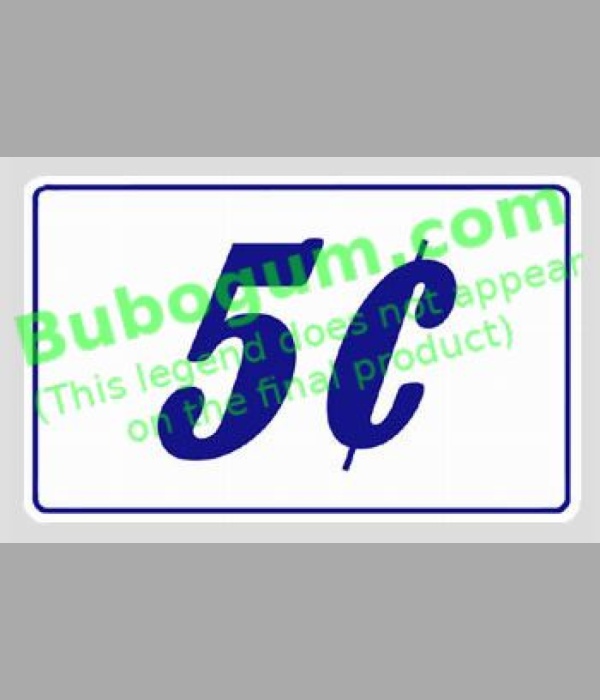 Rectangle, Blue 5c - DC497