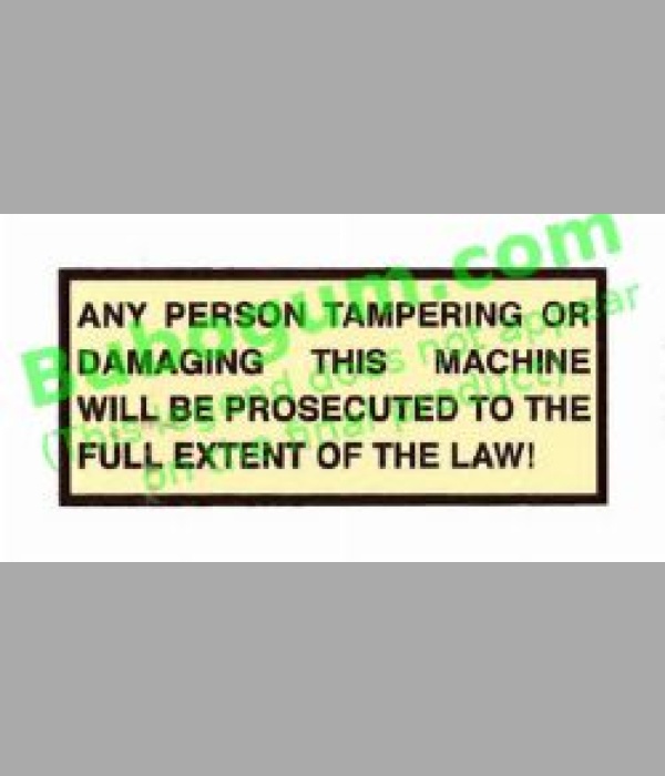 Warning, Tan - DC524