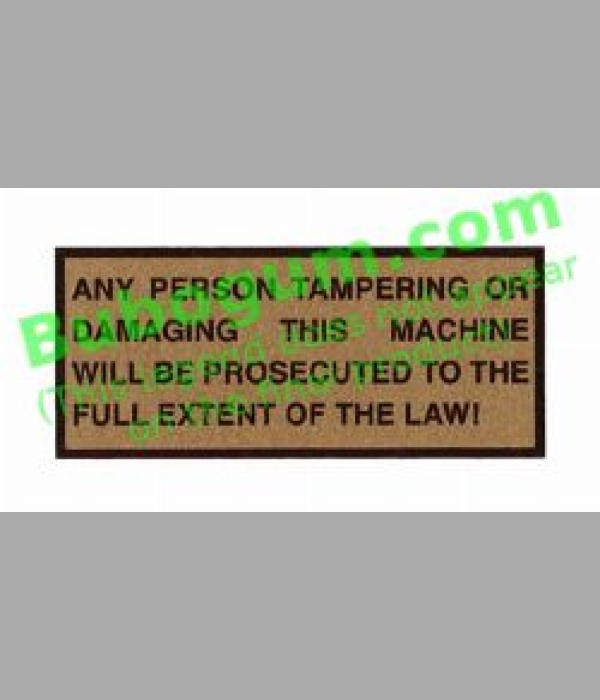 Warning, Gold - DC525