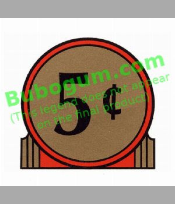 Art Deco, Gold, 5c - DC534