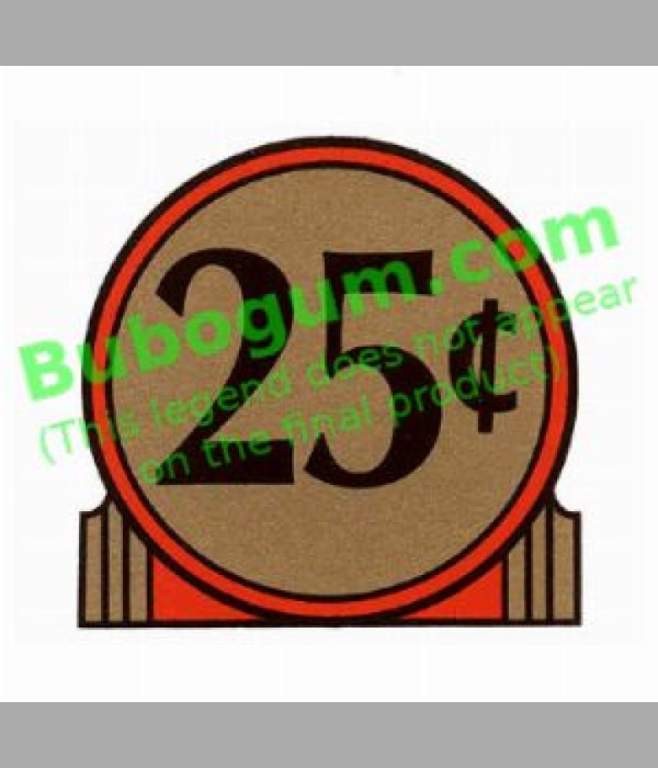 Art Deco, Gold, 25c - DC536