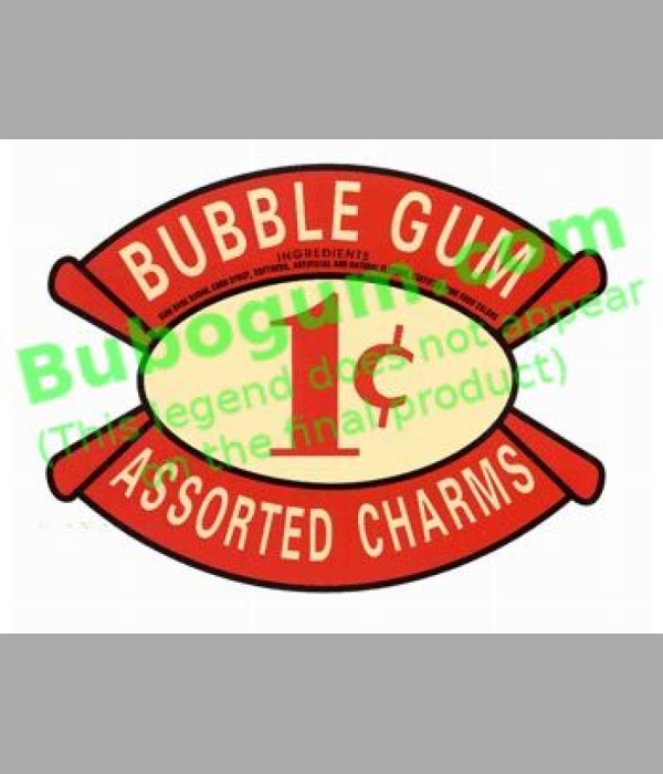 Bubble Gum 1c Assorted Charms - DC568