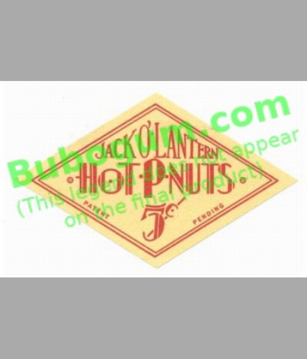 Jack O' Lantern  Hot-P-Nuts  5c - Red - DC571