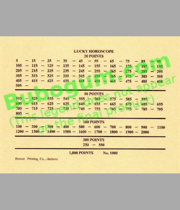 Lucky Horoscope - DC586