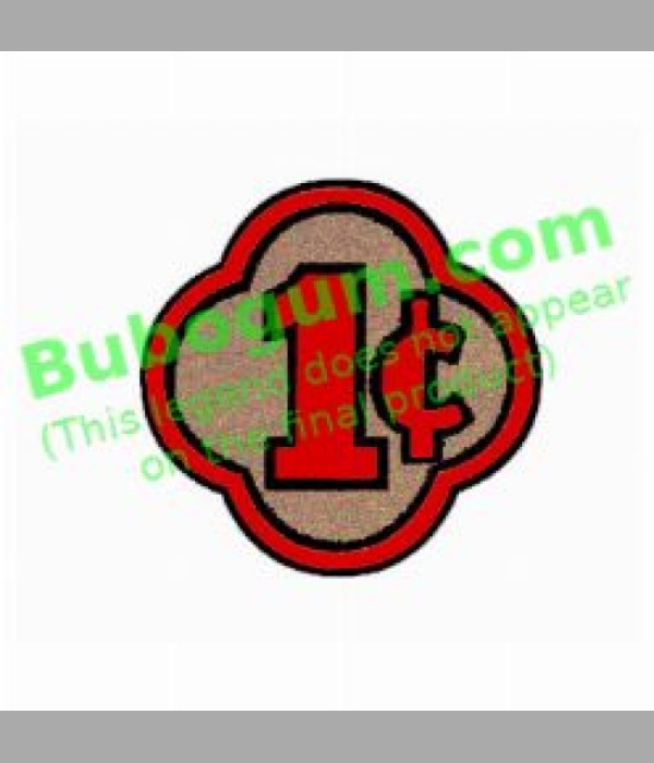 Red & Gold 1c Clover - DC627