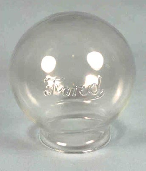 Ford Script Glass Globe 