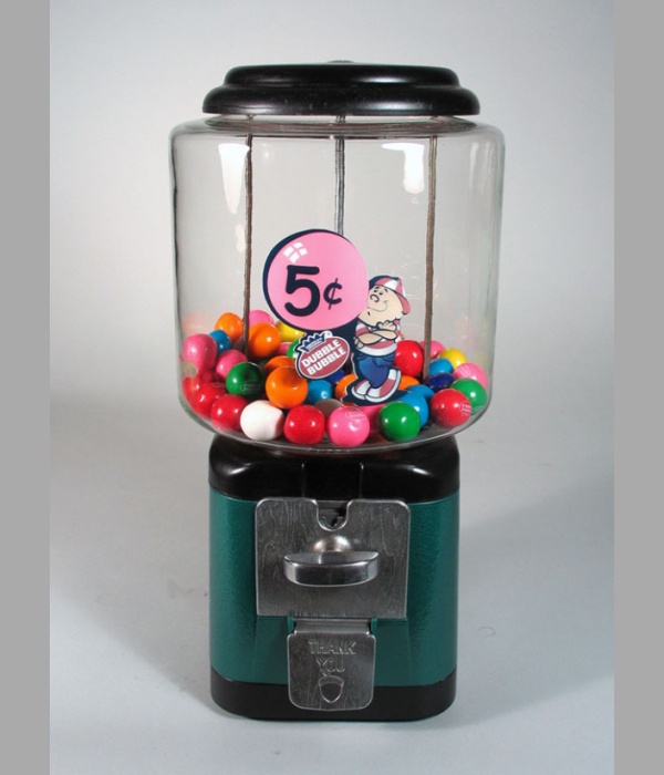 Oak Acorn 5c Gumball Machine