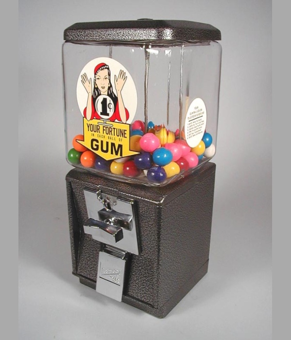 Northwestern 60 Fortune Gumball Machine