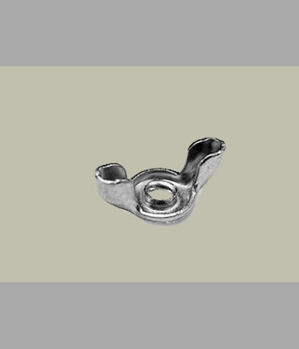 Hollow Wing Nut,  Steel  6-32 - FS111